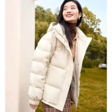雅鹿   蓄热短款羽绒服女2024年新款  多色多码