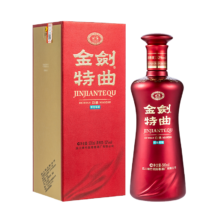 PLUS会员：剑南春 金剑特曲 52度 500ml 单瓶装 浓香型白酒