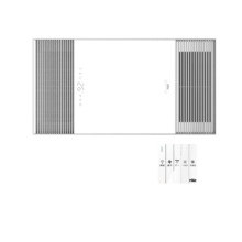 雷士（NVC）风暖浴霸全铝照明排气一体机浴室电暖器卫生间集成吊顶Y229