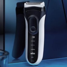 Plus:博朗（BRAUN）朱一龙同款电动剃须刀全新3系3010s 象牙白 普通装