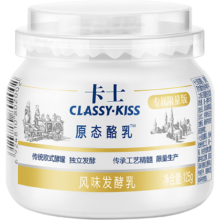 再降价、PLUS会员、需首购：CLASSY.KISS卡士 原态酪乳 125g*6罐*4件