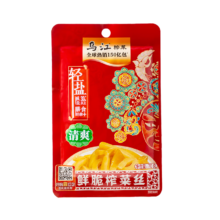乌江榨菜 下饭菜 清爽小菜 鲜脆榨菜丝 70g 乌江鲜脆菜丝70g