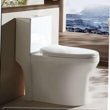 双11狂欢、plus、限政补:惠达（HUIDA）抽水马桶家用超薄水箱虹吸式卫生间坐便器大冲力一级水效节水C168
