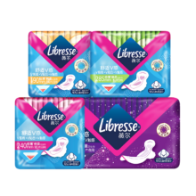 Libresse 薇尔舒适V感 极薄棉柔姨妈巾 日夜用38片