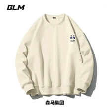 PLUS:GLM  卫衣男春秋季潮流圆领百搭青年男装打底衫