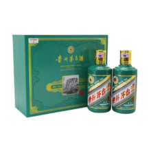 京东百亿补贴：MOUTAI 茅台  生肖 壬寅虎年 酱香型白酒 53度 375ml*2瓶 礼盒装