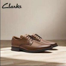 PLUS会员：Clarks 其乐 Tilden Plain系列 男士德比鞋