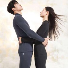 双11预告、20点、plus会员：京东京造 京东京造男士秋衣秋裤长绒棉半高领棉毛衫打底保暖内衣套装*2件