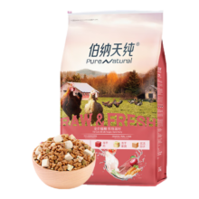 预售、PLUS会员：伯纳天纯 猫粮生鲜三种肉 (鸡肉+鸭肉+火鸡肉) 5.5kg 赠50g*4