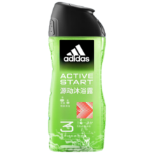 阿迪达斯 （adidas）男士沐浴露洗发水洗面奶三效合一 源动250ml
