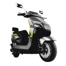 31日20点：ZUB 五星钻豹 X4 电动摩托车 72V35AH 晨阳灰