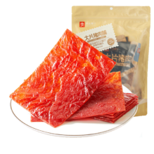 良品铺子大片猪肉脯原味300g约10片