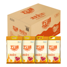 京东百亿补贴、plus会员、再降价:五湖 清曼金顶大米  5kg*4/箱