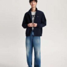 PLUS会员：TOMMY HILFIGER 汤米·希尔费格 立领夹克 17982 藏青色C1G