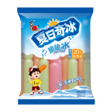 需首购、PLus会员、喜之郎脆脆碎冰棒冰85ml*20支 冰淇淋