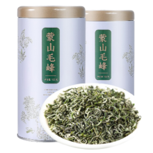 双11狂欢: 春上早 特级蒙山毛尖绿茶 125g*2罐 250g