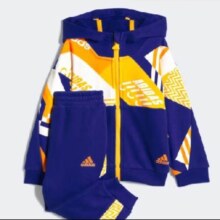 adidas 阿迪达斯 儿童运动休闲卫衣卫裤套装 HD7543