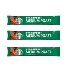 双11狂欢：星巴克（Starbucks）速溶咖啡黑咖啡2.3g*3条0糖美式健身