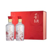 预售：董酒 红色经典 54度 董香型白酒 500ml*2瓶 礼盒装