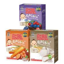 拍4旺旺旗下贝比玛玛有机米饼60g*1盒