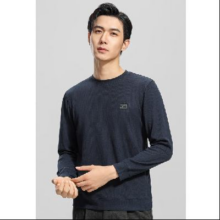 PLUS会员：ROMON 罗蒙 含桑蚕丝 羊毛加厚圆领毛衣