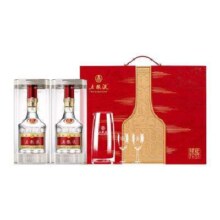 京东百亿补贴：五粮液 普五 第八代 52度 浓香型白酒 500ml*2瓶 “天作之合”礼盒装