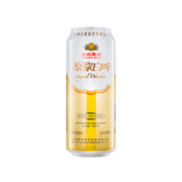 燕京啤酒 原浆白啤 啤酒500ml×12罐（买赠纯生500ml×3罐）