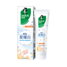 PLUS会员：DARLIE 好来 原黑人超白星耀白小苍兰牙膏 120g