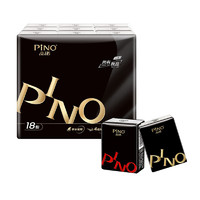 PINO 品诺 心相印 品诺ROBBi 手帕纸 4层6片18包