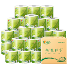 PLUS会员：心相印卫生纸茶语系列卷纸140g4层27卷*3件