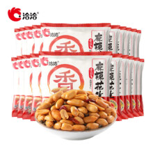 PLUS会员：洽洽 花生米条麻辣味 12g*20袋