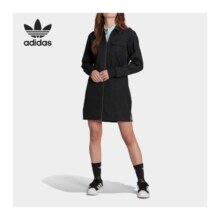 20点：adidas 三叶草 翻领时尚简约舒适百搭三叶草女款连衣裙132元包邮