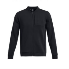 双11预告，14日20点：UNDER ARMOUR 安德玛 Tour Tips 男子高尔夫夹克 1383148 黑/白