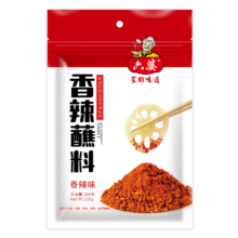 67%概率券、京东PLUS:六婆 辣椒面火锅蘸料 香辣油泼辣子 108g*4件