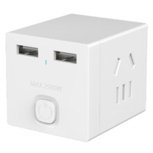 AIKEDUN 艾克盾 主动灭火魔方插座 一转四 1Type-c 2USB