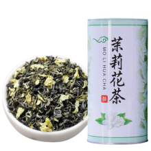 双11狂欢、plus会员:轩中鹤 浓香型茉莉花茶 50g