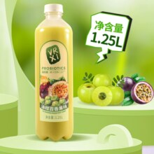 豪园 油柑百香果味果汁饮料 1.25L*2瓶