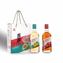 PLUS会员、京东试用：五粮液 微醺果酒 10度 375mL 2瓶 石榴+青梅礼盒