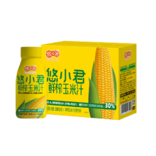 再补货：悠小君 鲜榨玉米汁230克*3瓶 0添加谷物饮料
