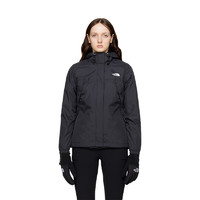THE NORTH FACE 北面 美版女款W ANTORA防风防水透气连帽冲锋衣夹克 JK3-黑色 S