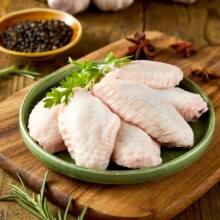 双11巅峰、plus会员：圣农 白羽鸡鸡翅中 1kg/袋＊3件