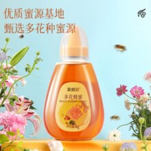 上海老字号！森蜂园 挤压瓶多花蜂蜜 1kg