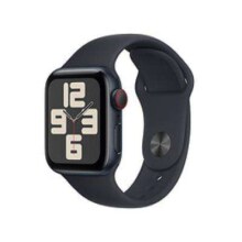 PLUS会员：Apple 苹果 Watch SE 2023款 智能手表 GPS+蜂窝版 40mm 午夜色 橡胶表带 S/M