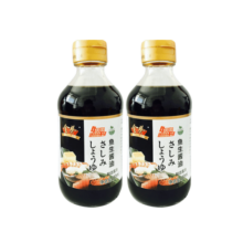 金葵（jinkui）鱼生酱油200ml*2瓶+芥末43g寿司刺身三文鱼酱油