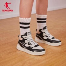 plus会员：乔丹QIAODAN  秋冬潮流高帮休闲鞋女、限尺码