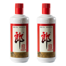 再降价、百亿补贴、PLUS会员：郎酒 酱香型白酒 53度 500ml 双瓶装