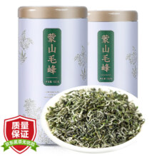 双11狂欢、需首购: 春上早 蒙顶山高山云雾绿茶 125g/罐