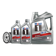 美孚（Mobil）银美0W-20机油6L+机滤+空调滤+空气滤+工时大保养套装