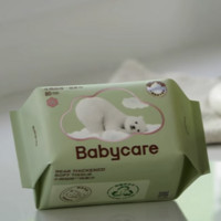 babycare 婴儿小熊面膜柔巾洗脸巾80抽12包