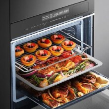 双11狂欢、PLUS会员：美的 嵌入式蒸烤箱Q7蒸烤箱一体机72L BS7051W